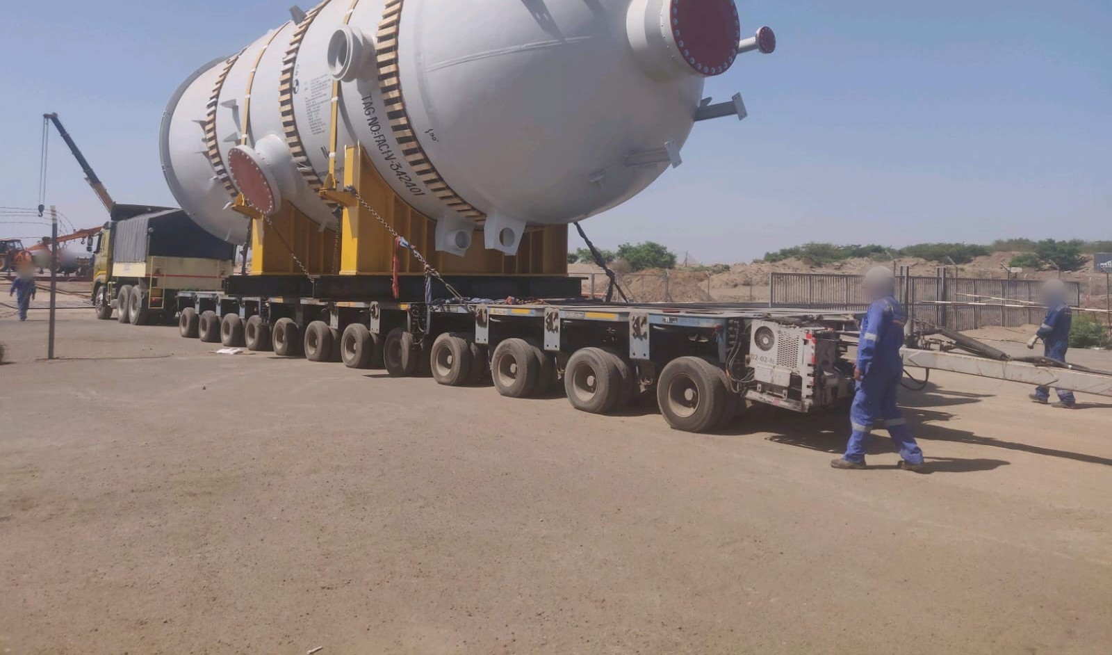 Pressure Vessel on Modular Transporter